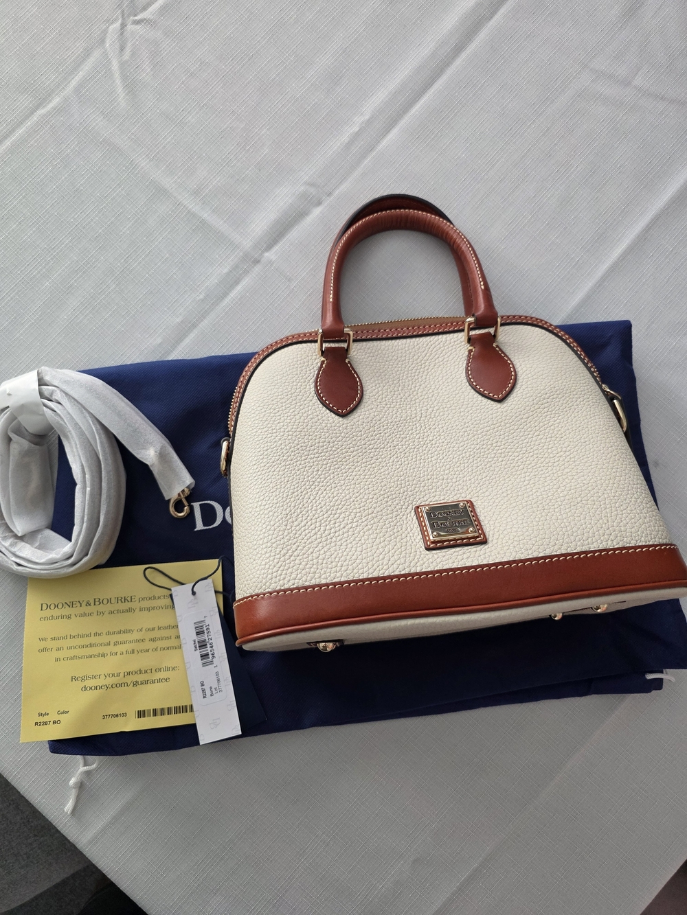 Dooney And Burke Dome Leather Satchel
